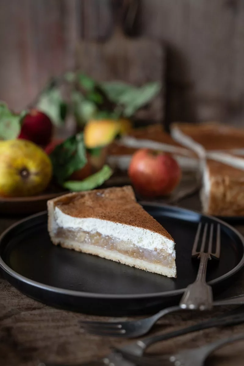 Rezept Apfeltarte mit Zimtschmand