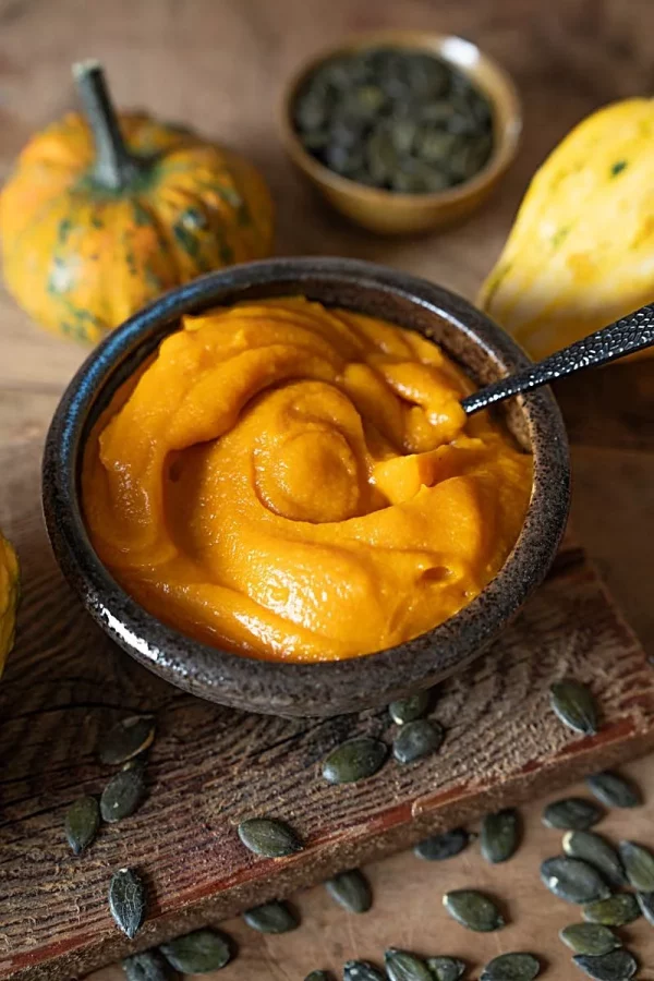 Kürbispüree ganz einfach selber machen.