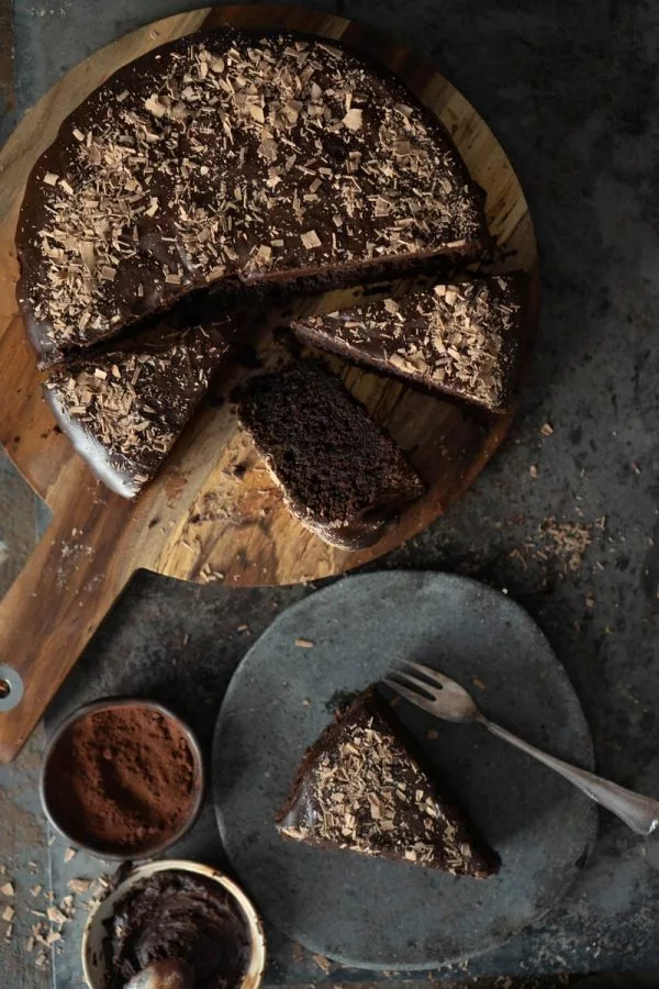 Rezept für Schokokuchen mit Roter Bete