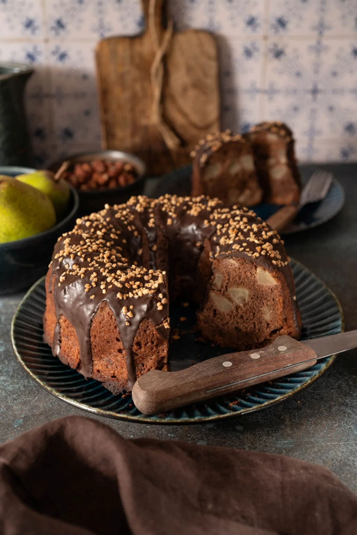 Birnen-Schoko-Gugelhupf Rezept